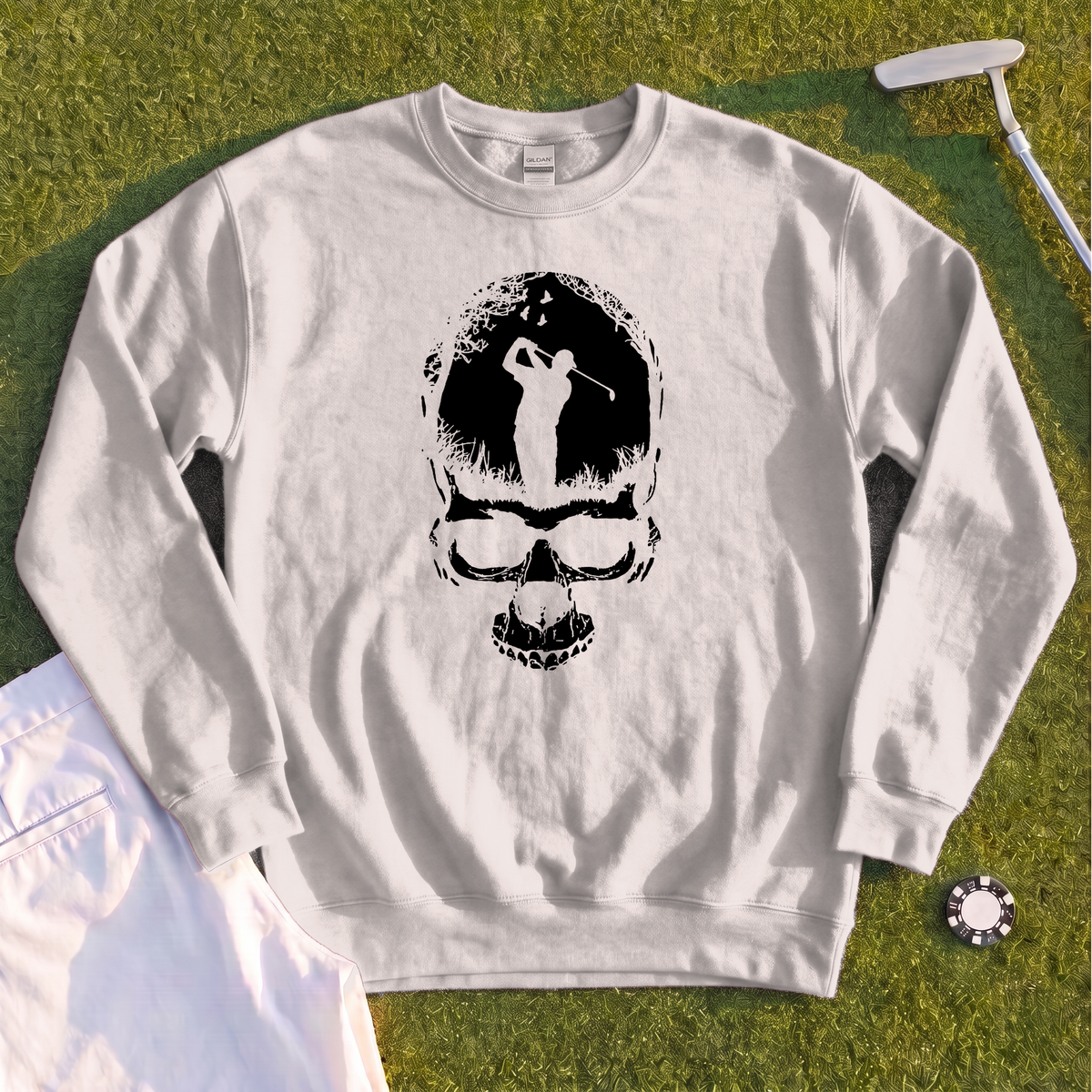 Skull Silhouette Sweatshirt