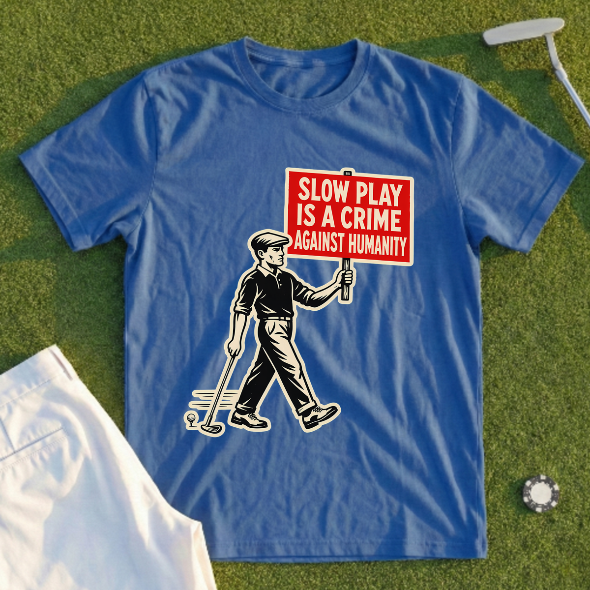 Slow Play Is A Crime Against Humanity Tee