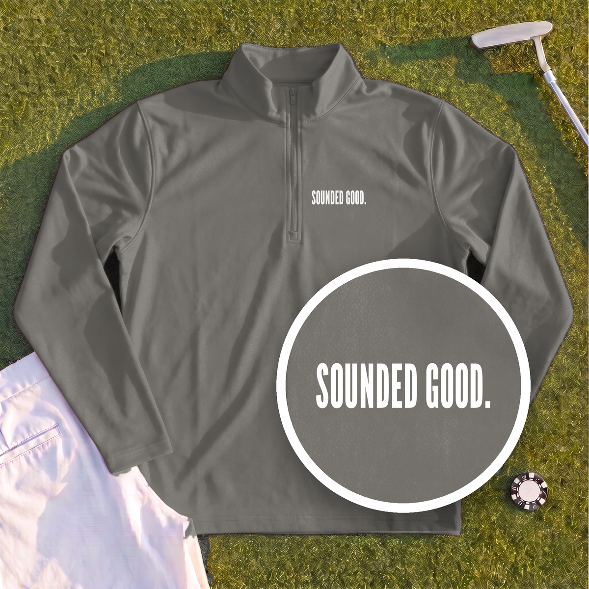 SOUNDED GOOD Quarter Zip