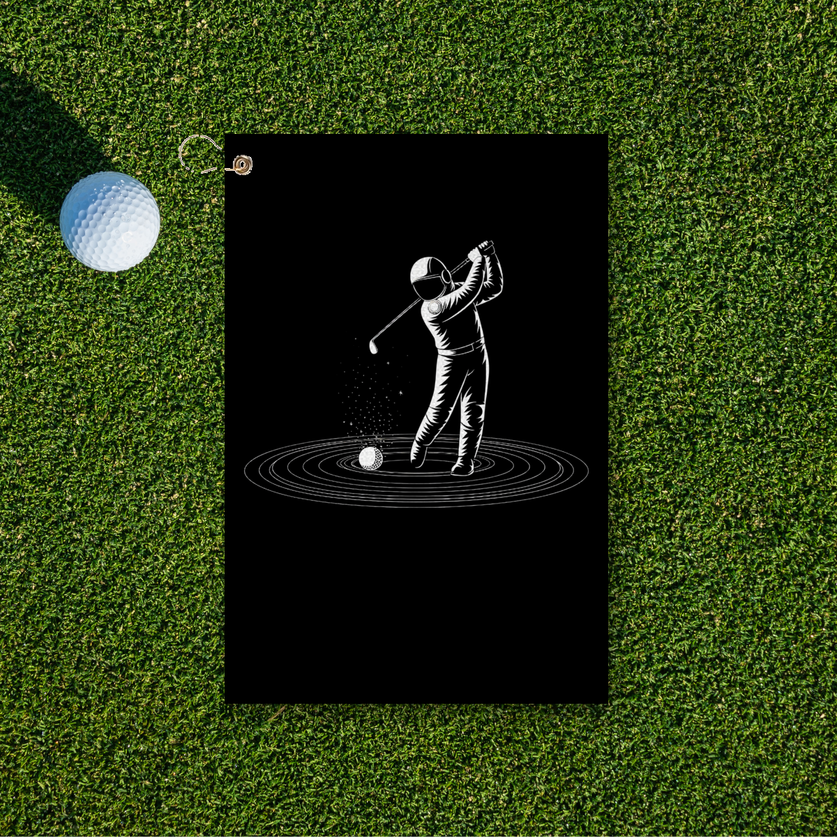 Space Golf Towel