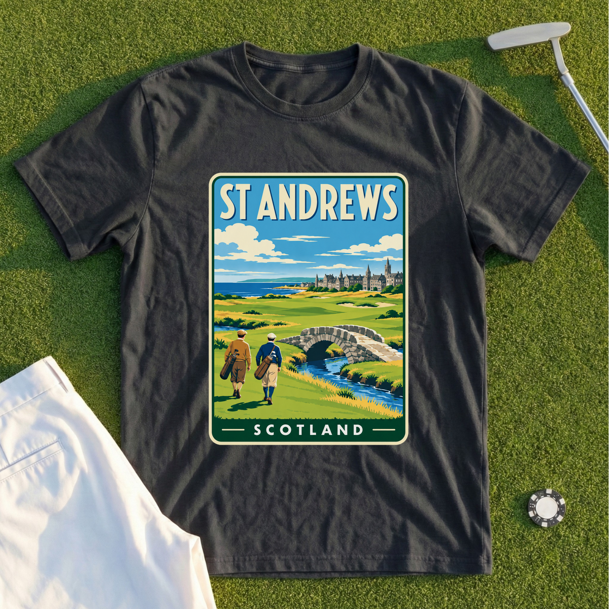 St Andrews Travel Poster Tee