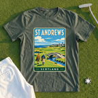 St Andrews Travel Poster Tee