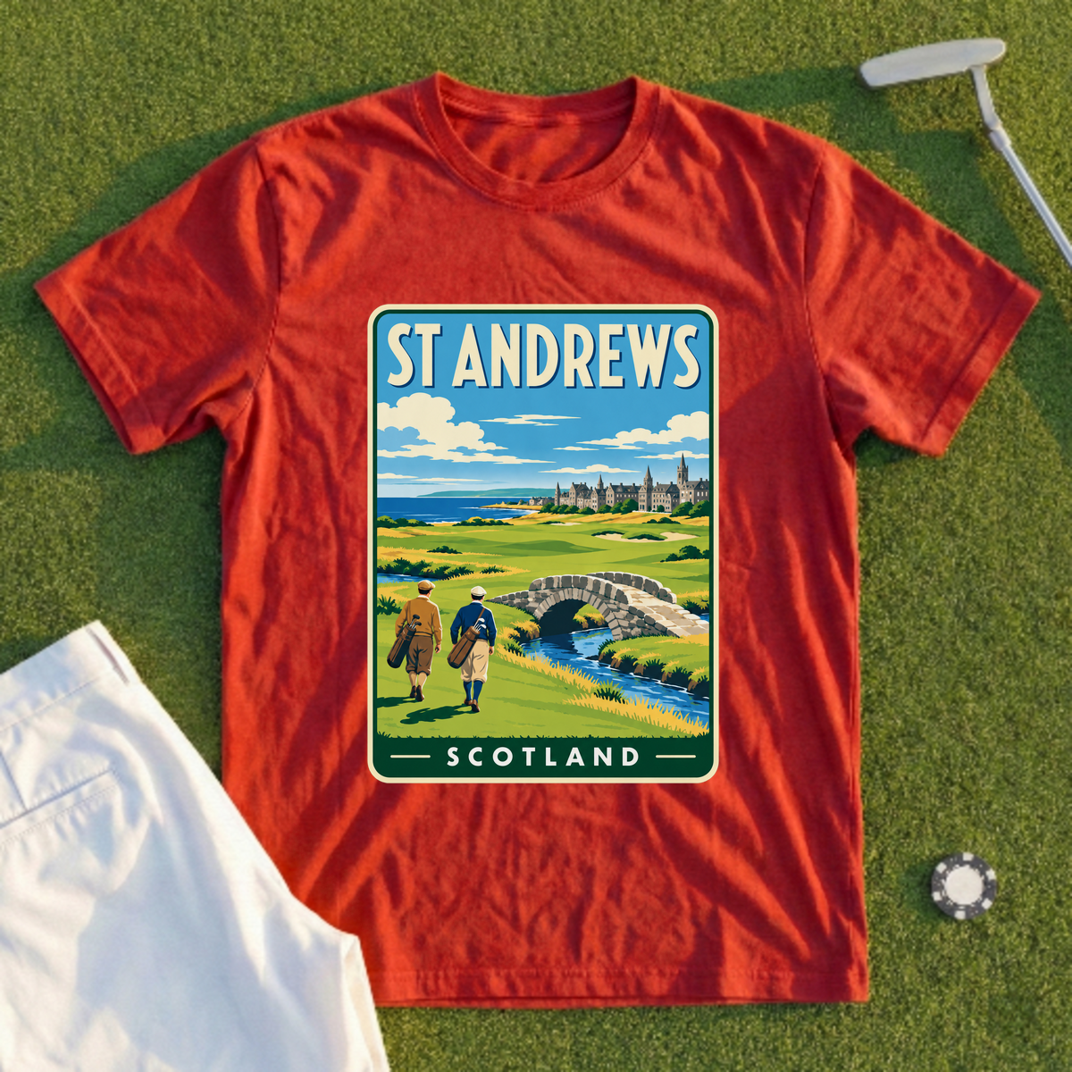 St Andrews Travel Poster Tee