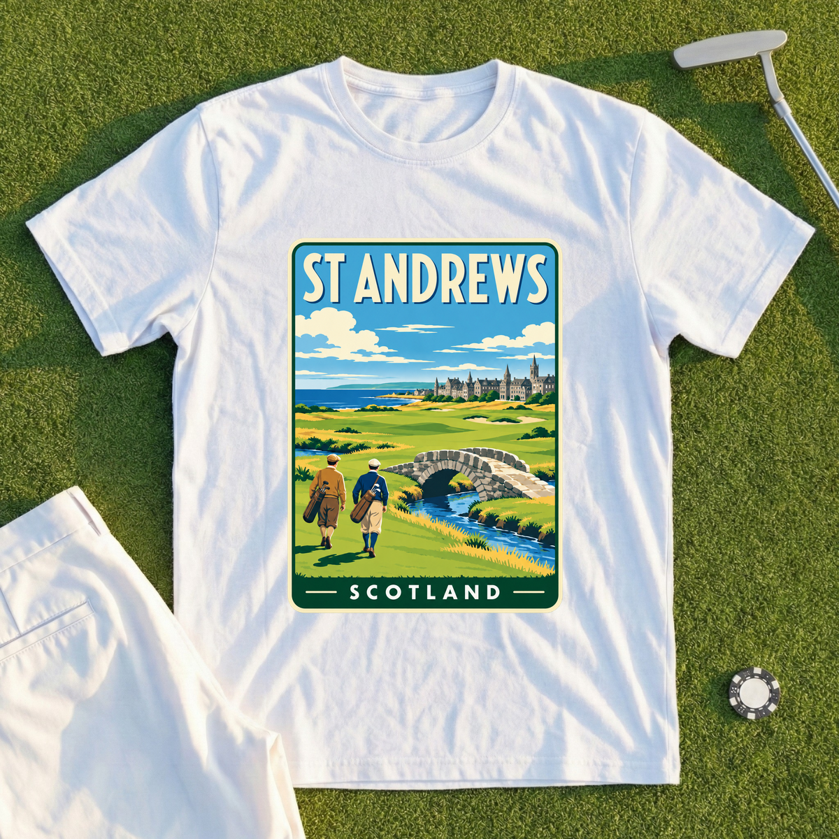 St Andrews Travel Poster Tee