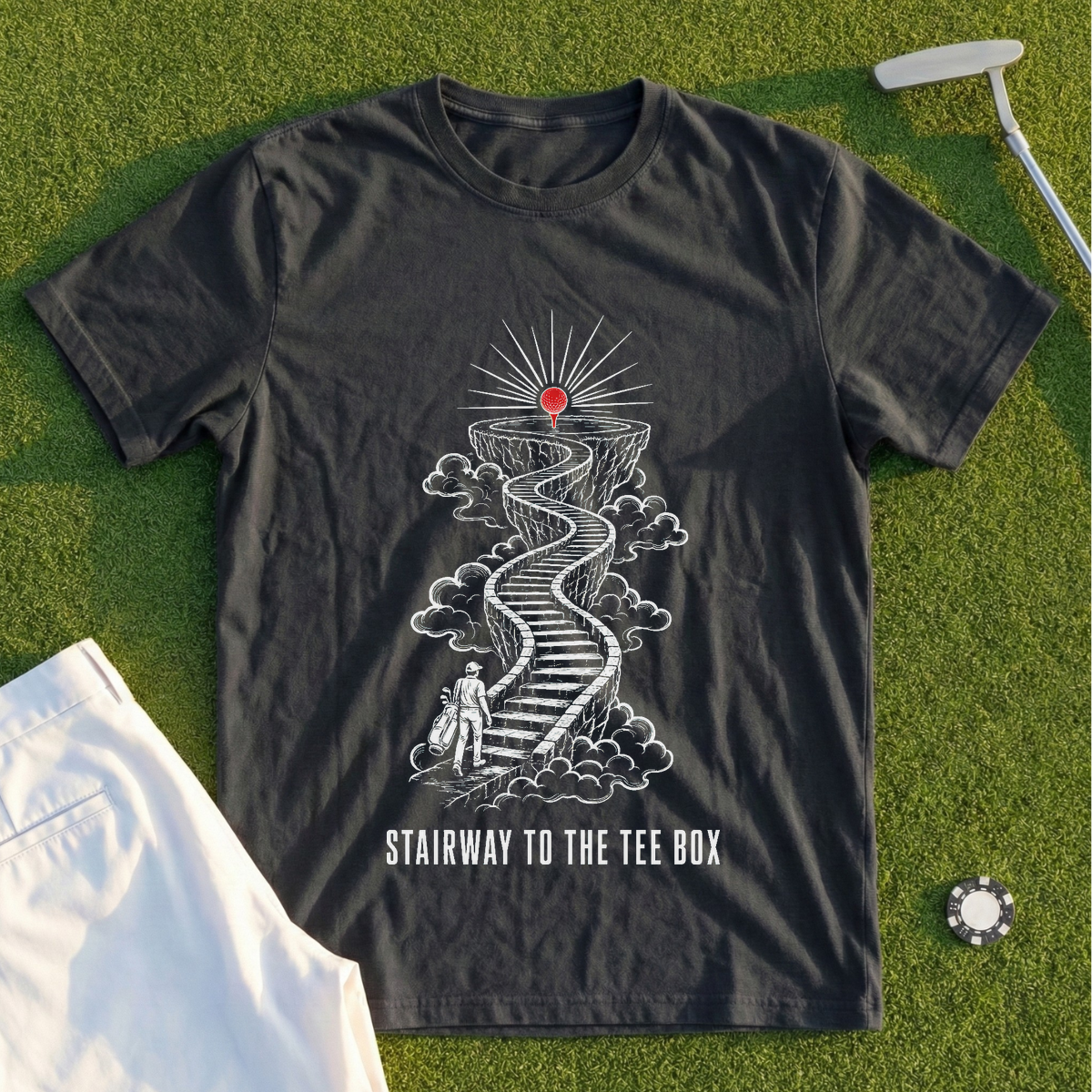 Stairway To The Tee Box Tee