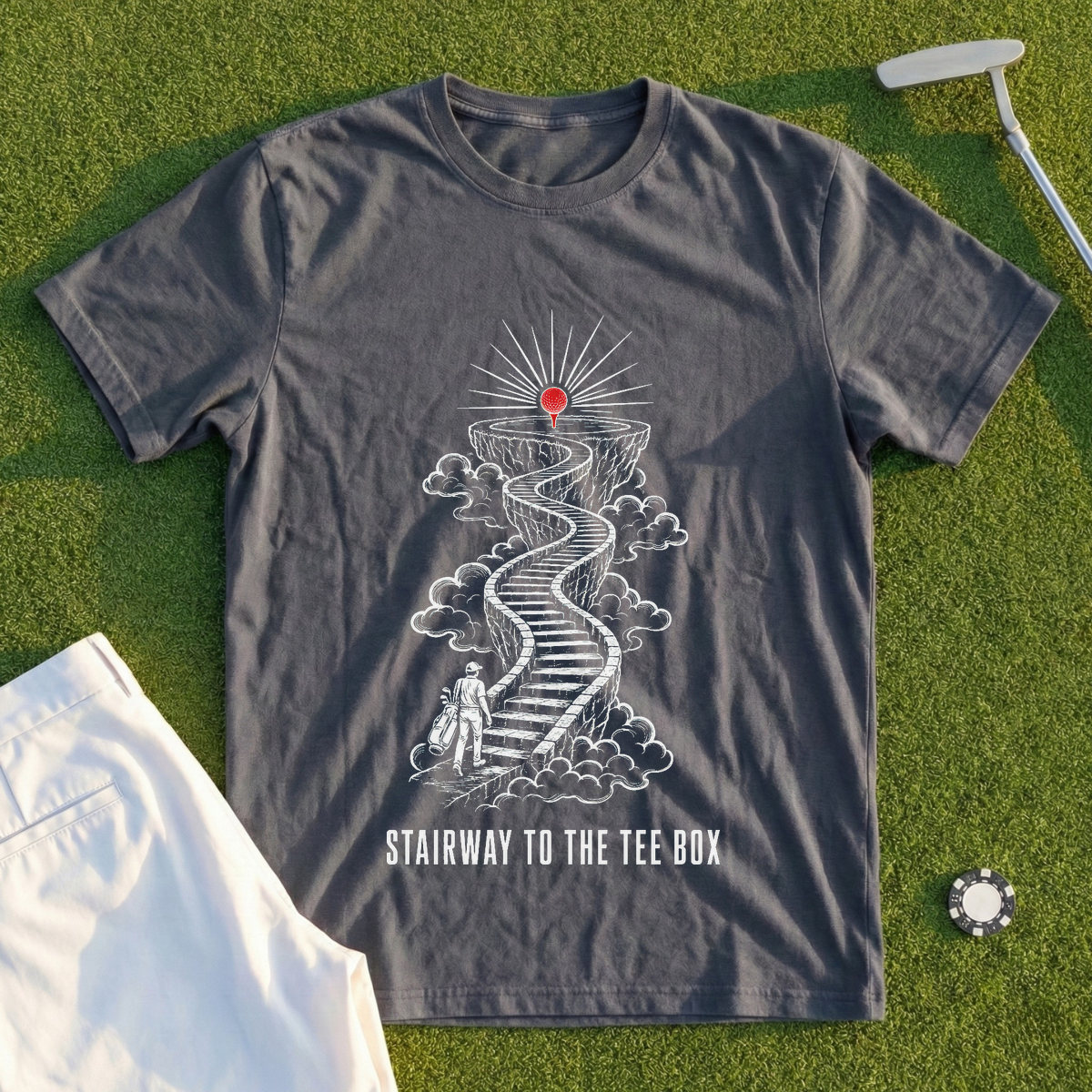 Stairway To The Tee Box Tee