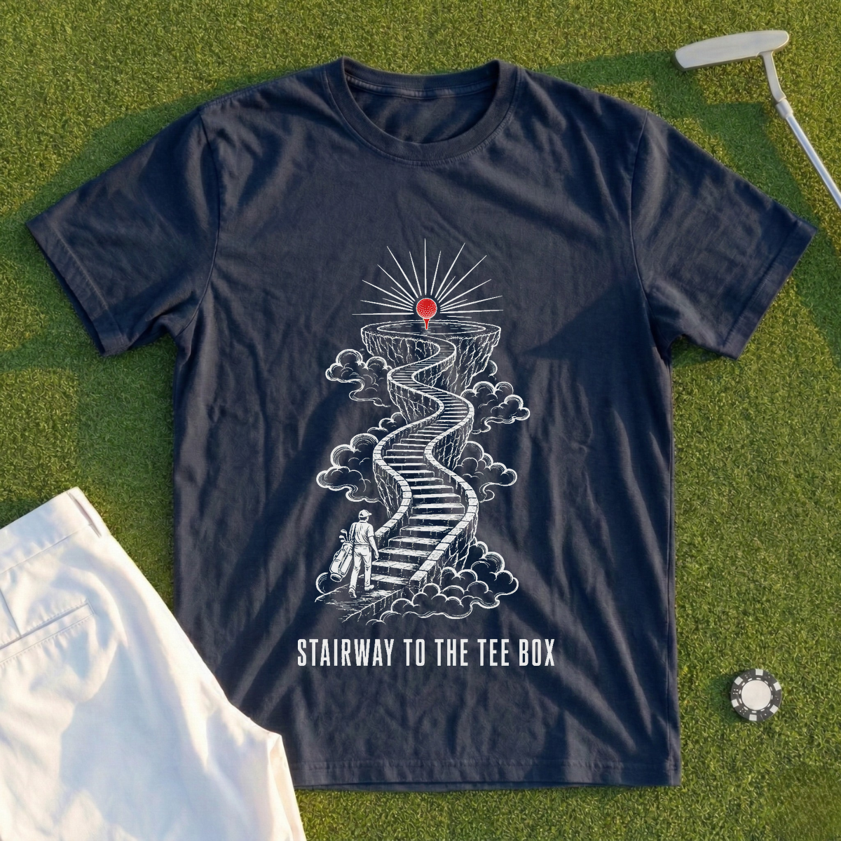 Stairway To The Tee Box Tee