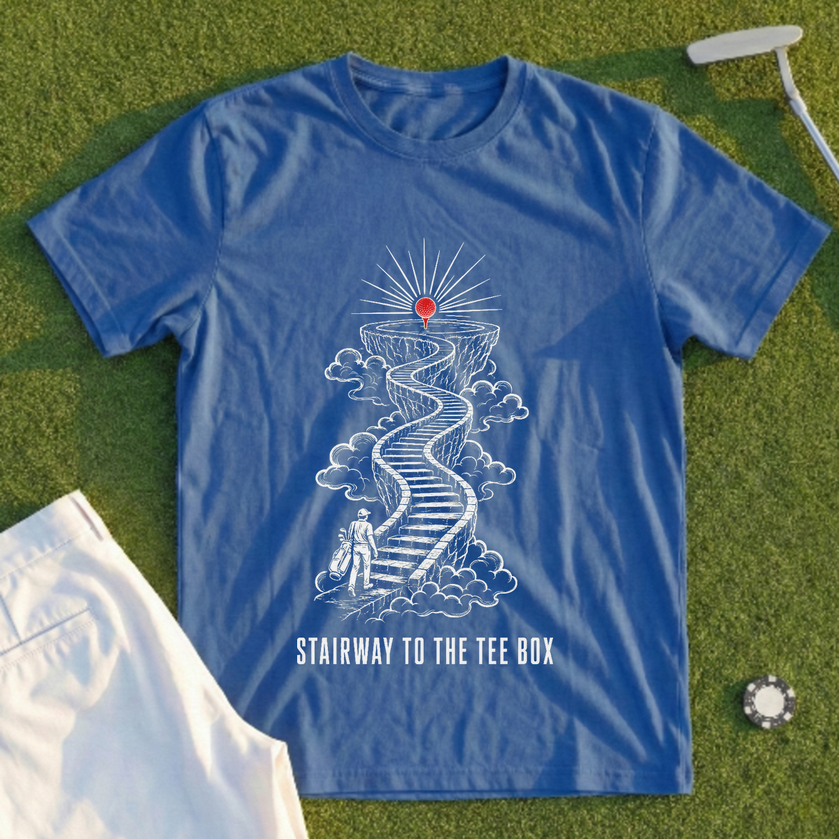 Stairway To The Tee Box Tee