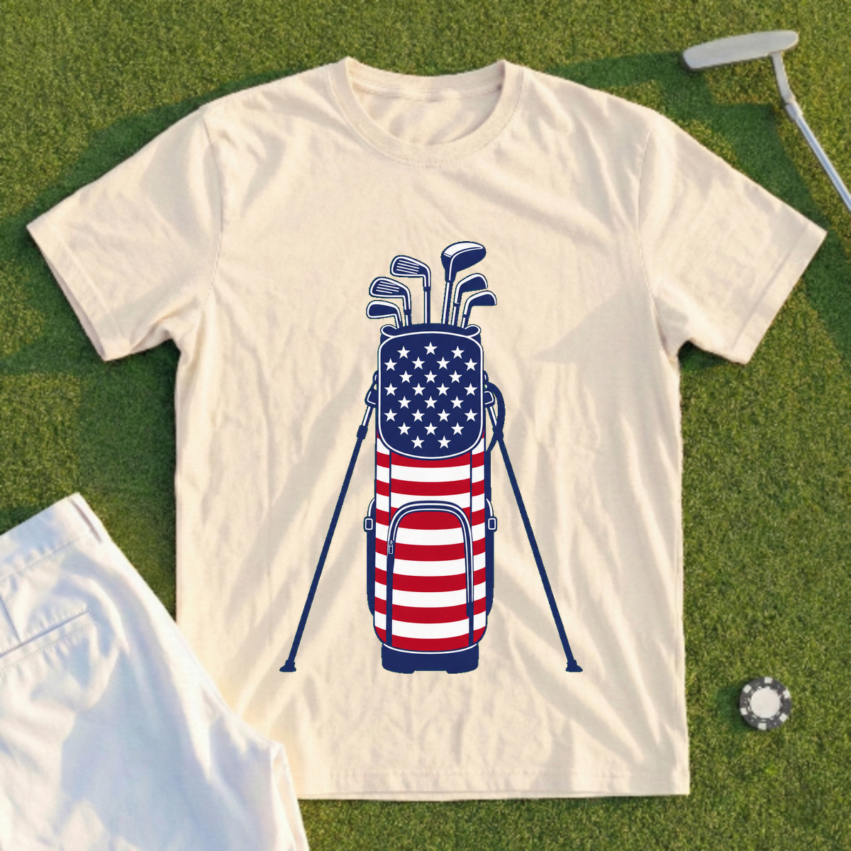 Stars And Stripes Carry Bag Tee
