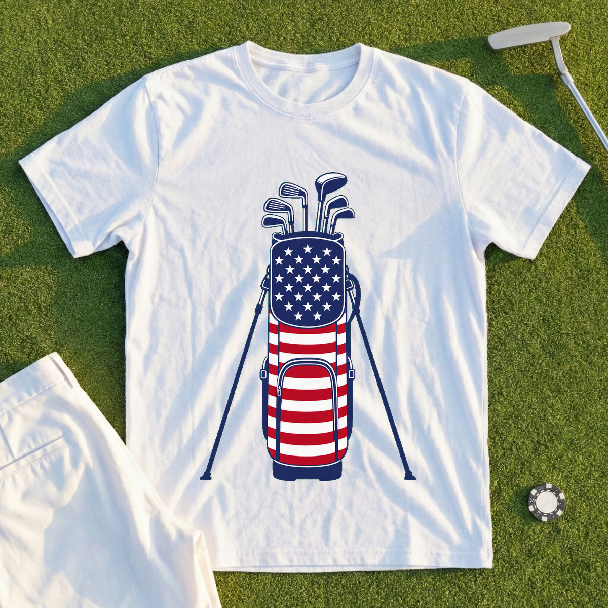 Stars And Stripes Carry Bag Tee