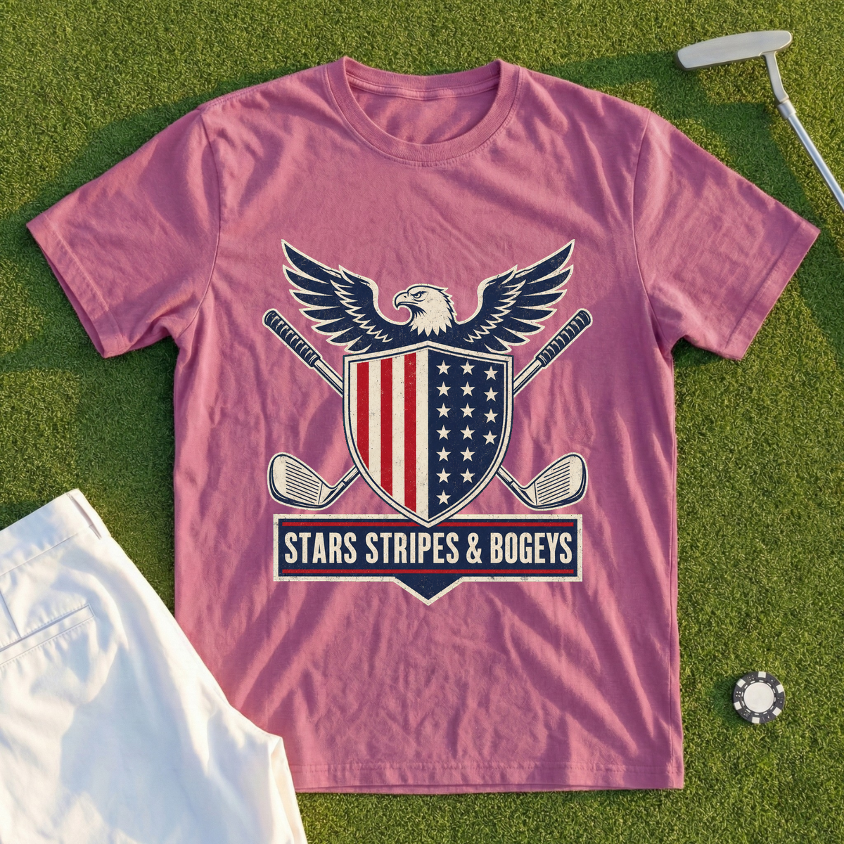 Stars Stripes And Bogeys Tee