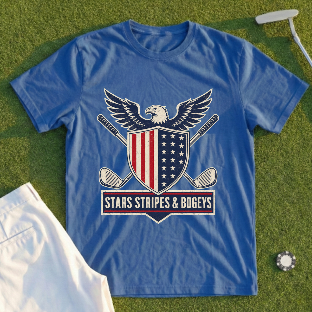 Stars Stripes And Bogeys Tee