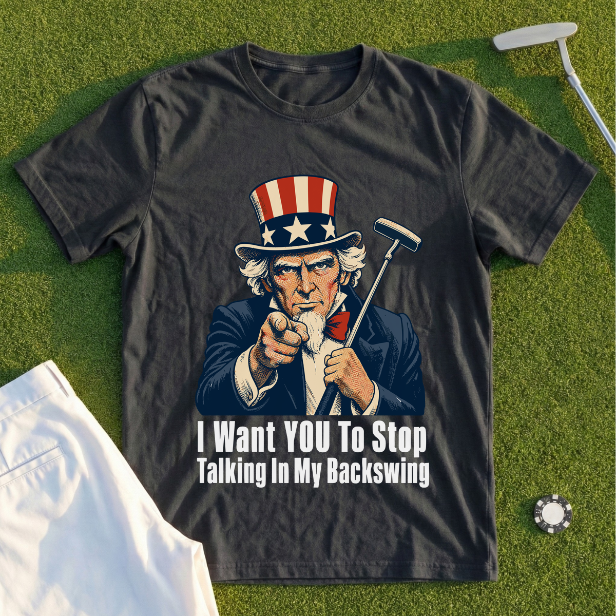 Stop Talking In My Backswing Tee