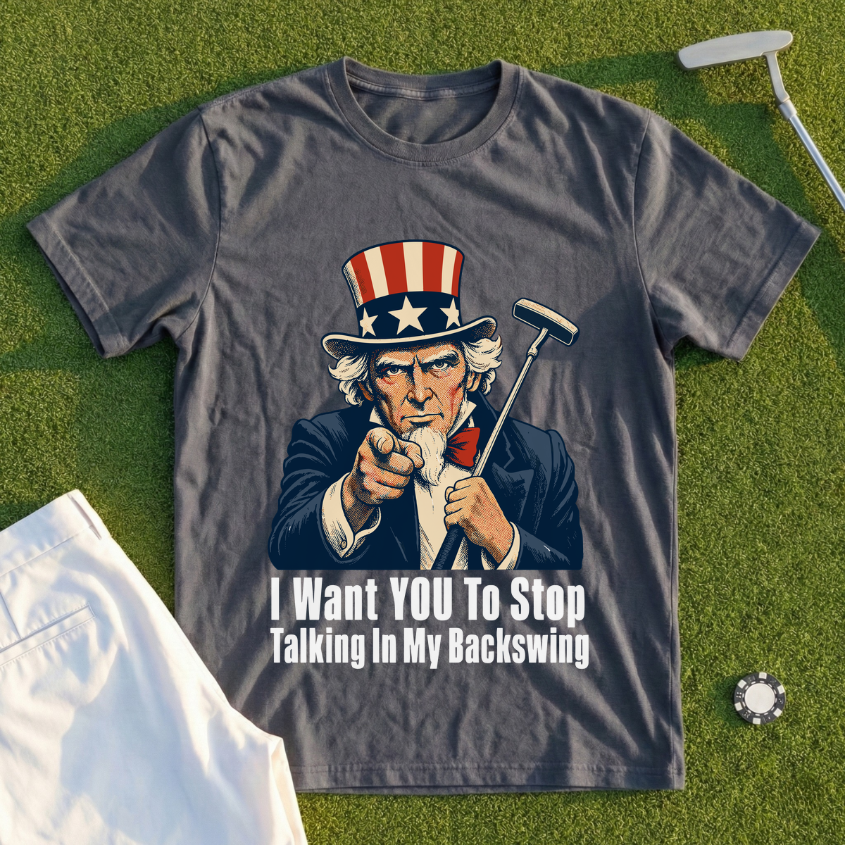 Stop Talking In My Backswing Tee