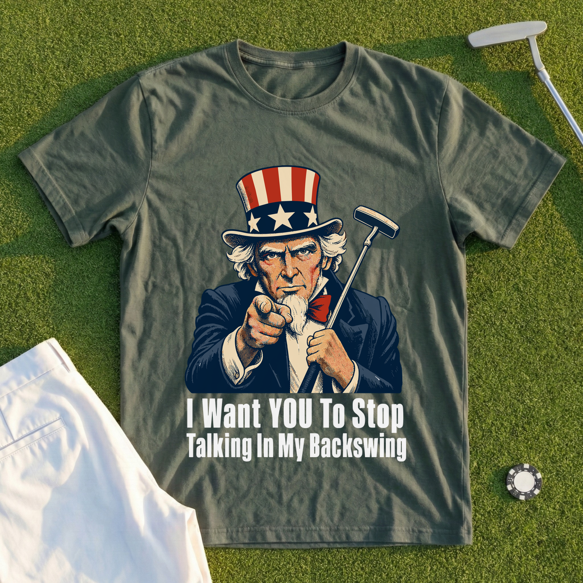 Stop Talking In My Backswing Tee