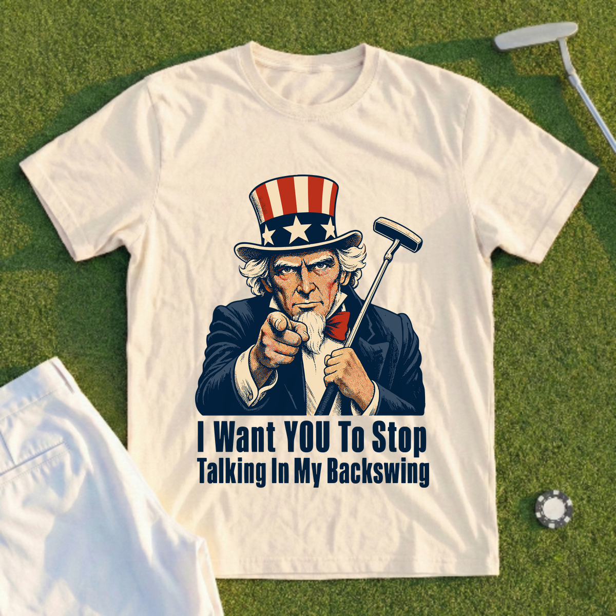 Stop Talking In My Backswing Tee