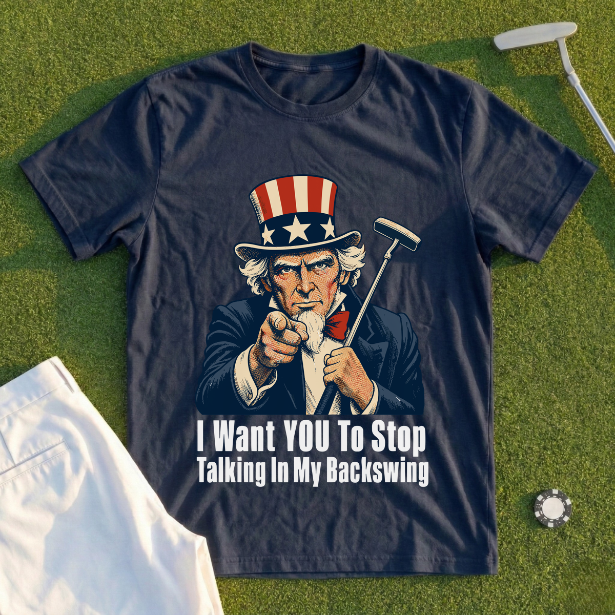 Stop Talking In My Backswing Tee