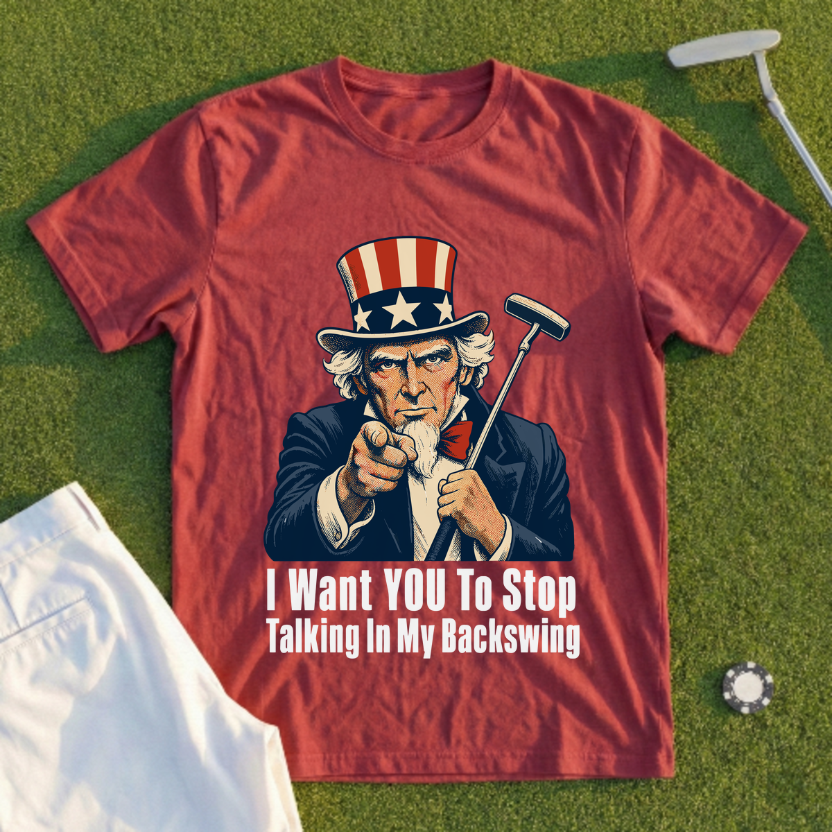 Stop Talking In My Backswing Tee