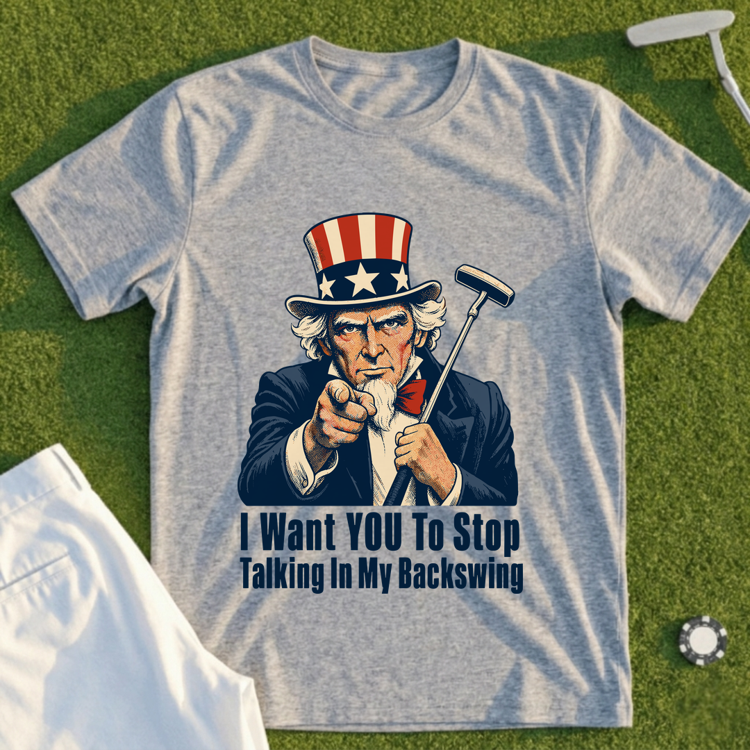 Stop Talking In My Backswing Tee