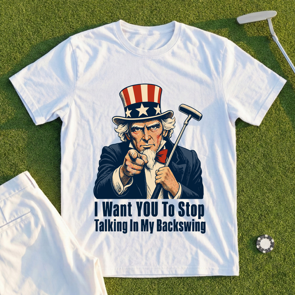 Stop Talking In My Backswing Tee
