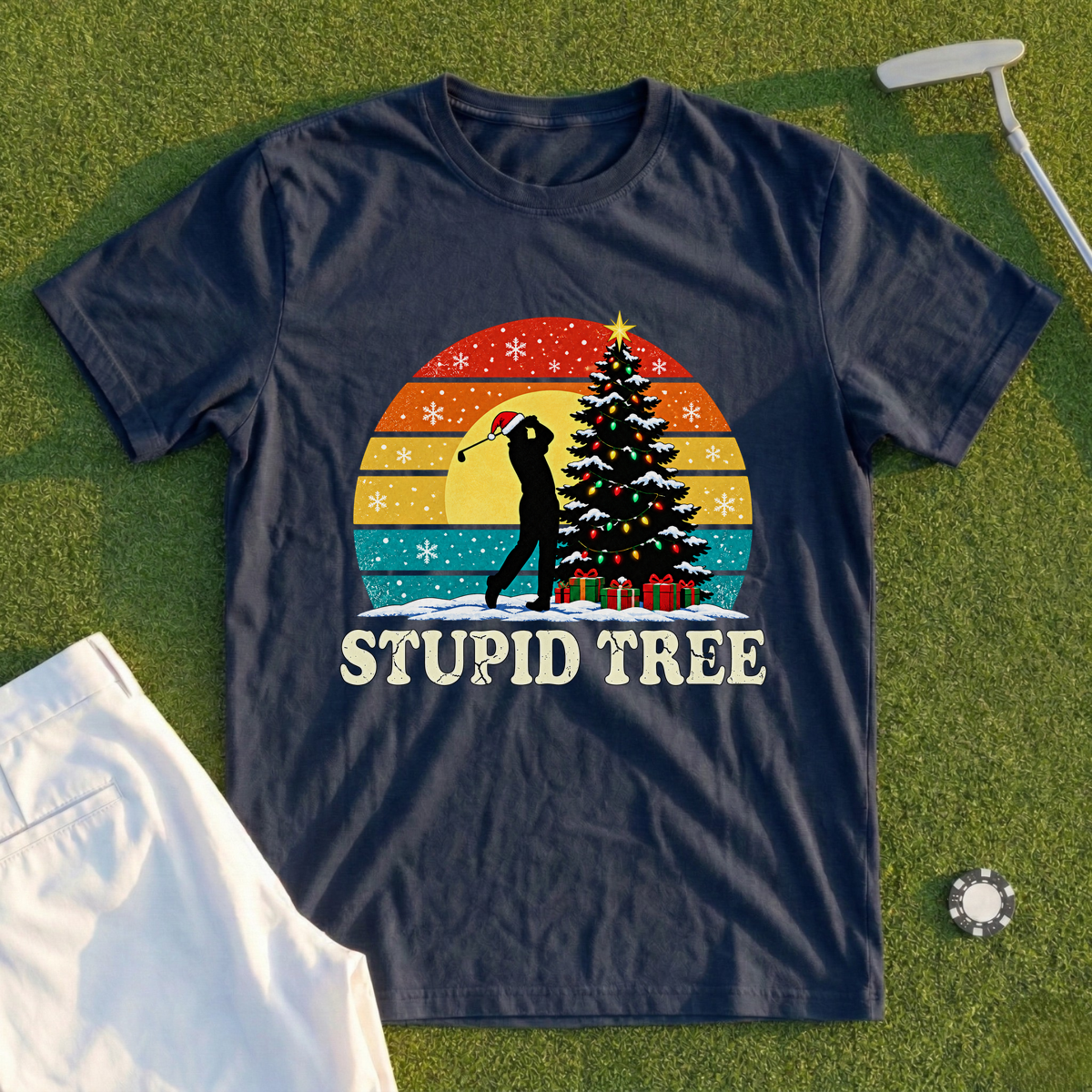 Stupid Tree Christmas Tee