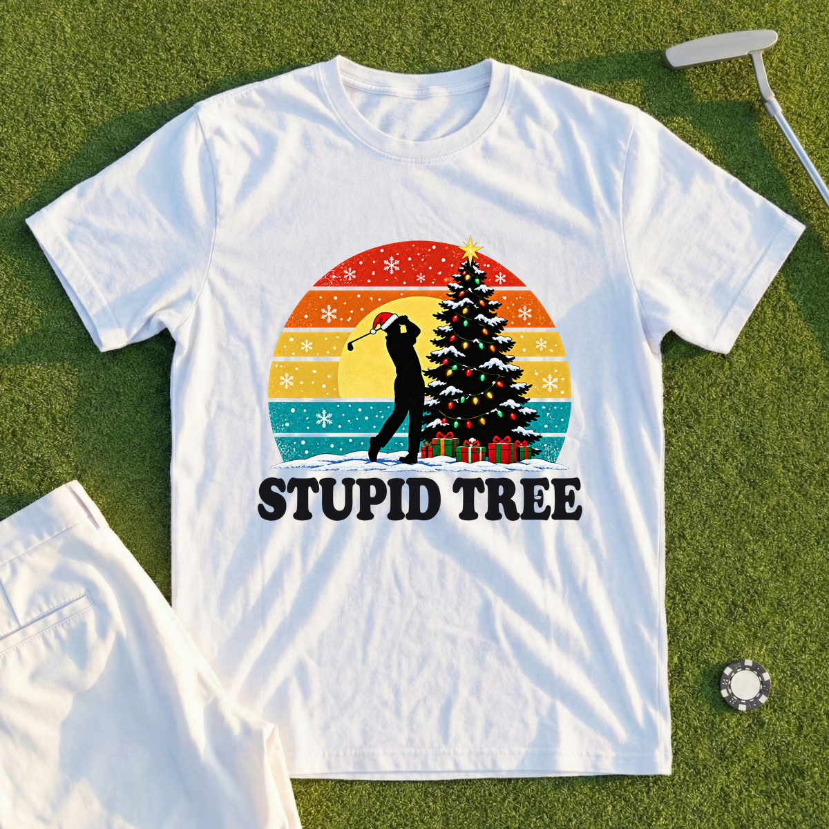 Stupid Tree Christmas Tee