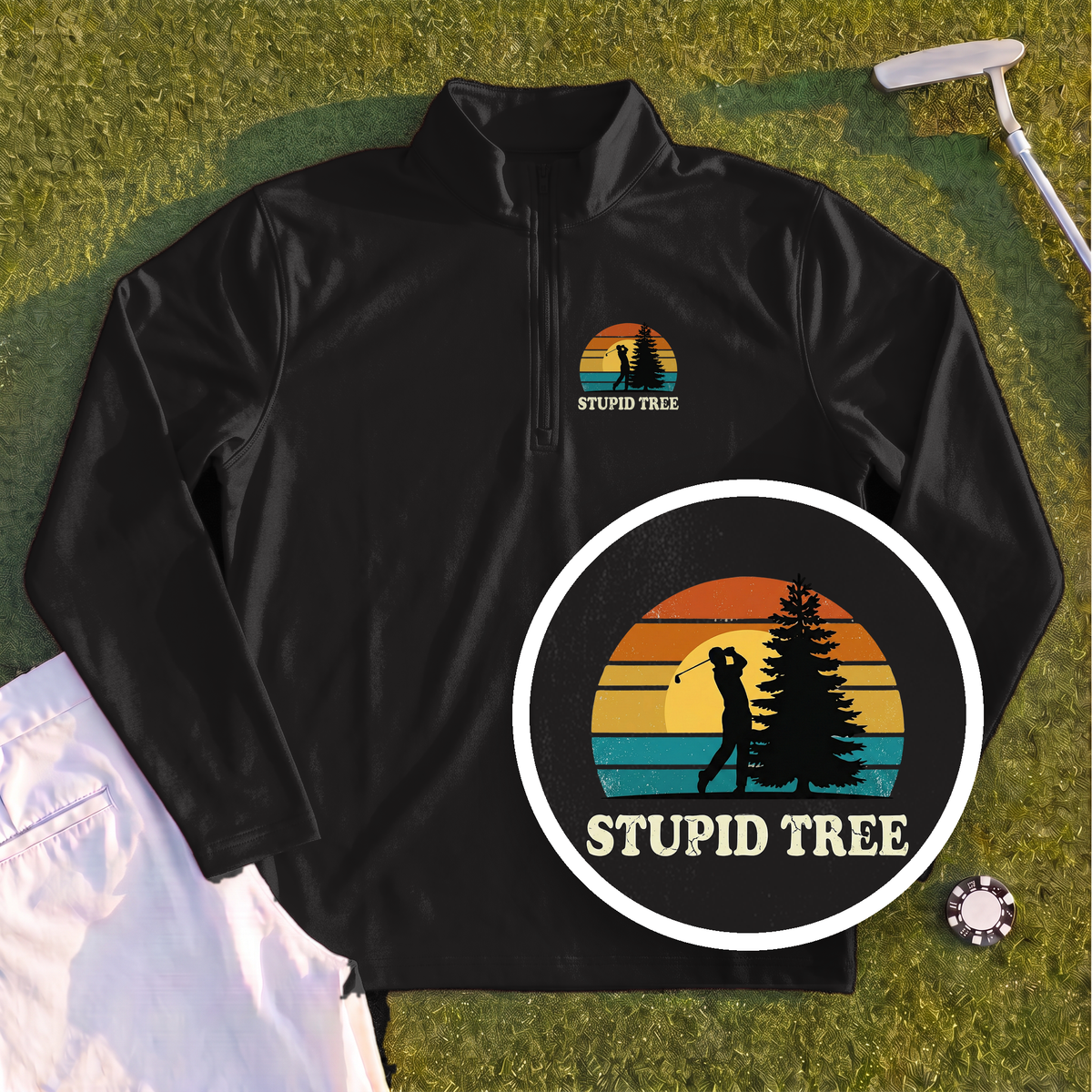 Stupid Tree Quarter Zip