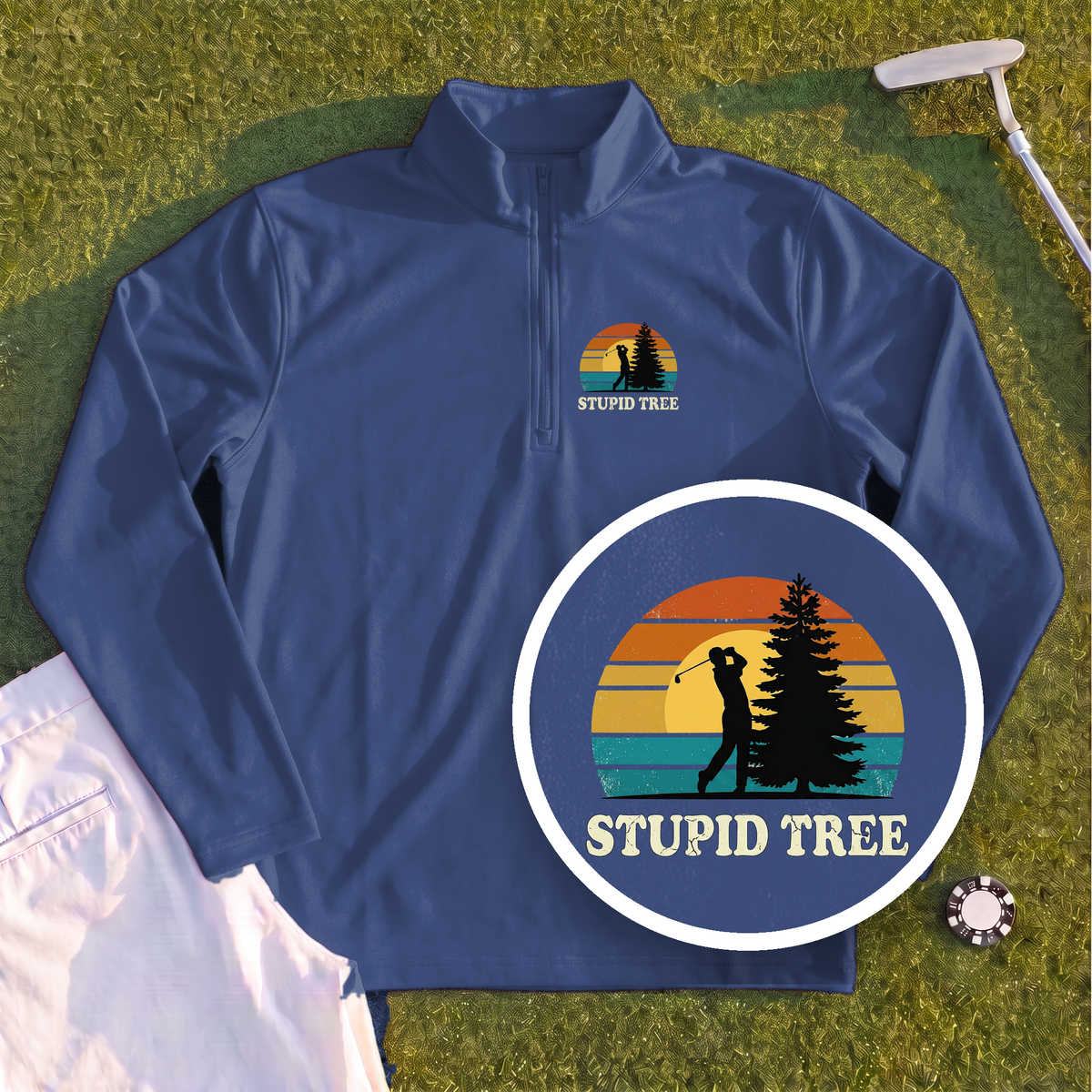 Stupid Tree Quarter Zip