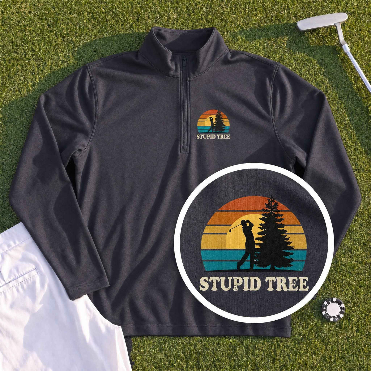 Stupid Tree Quarter Zip