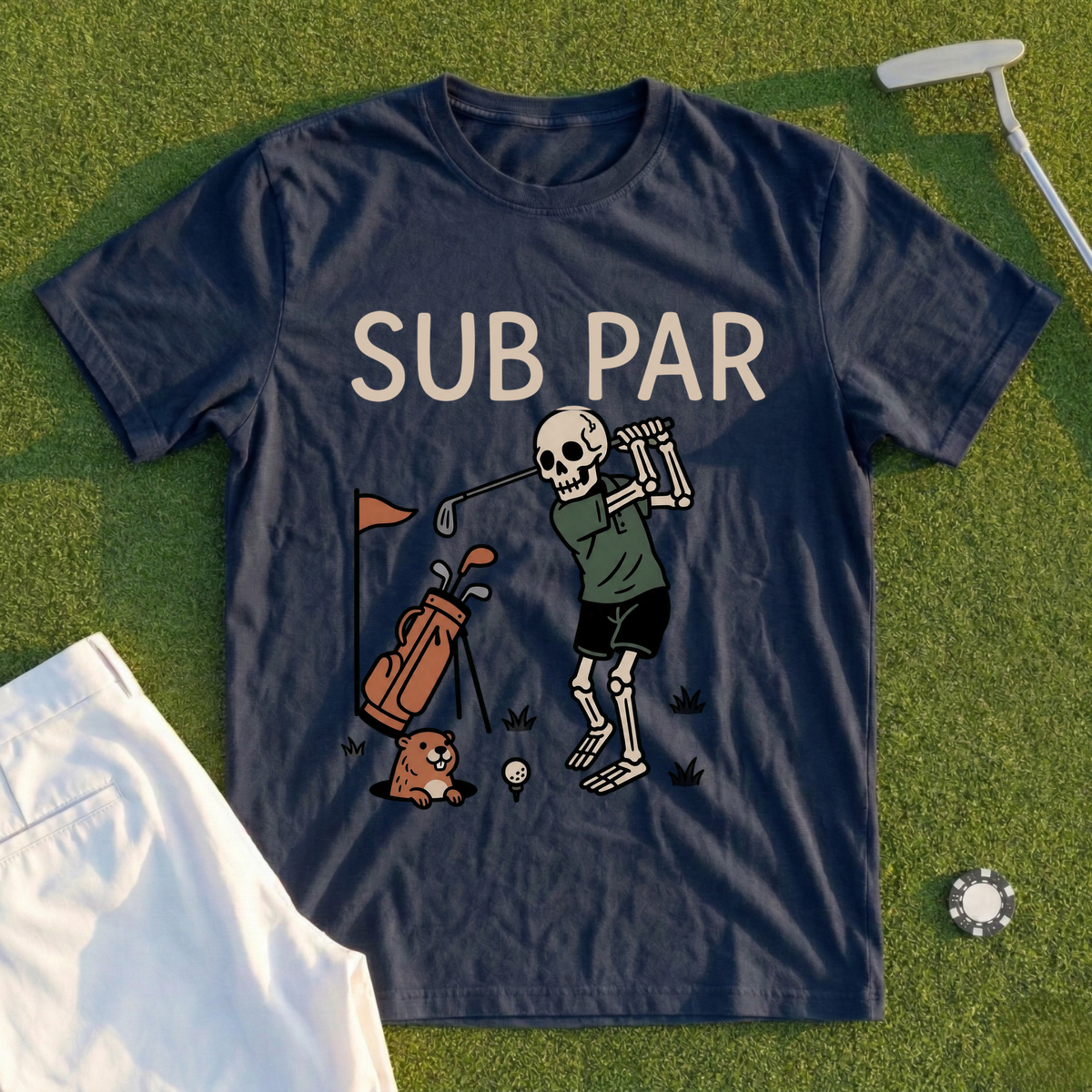 Sub Par Skeleton Tee