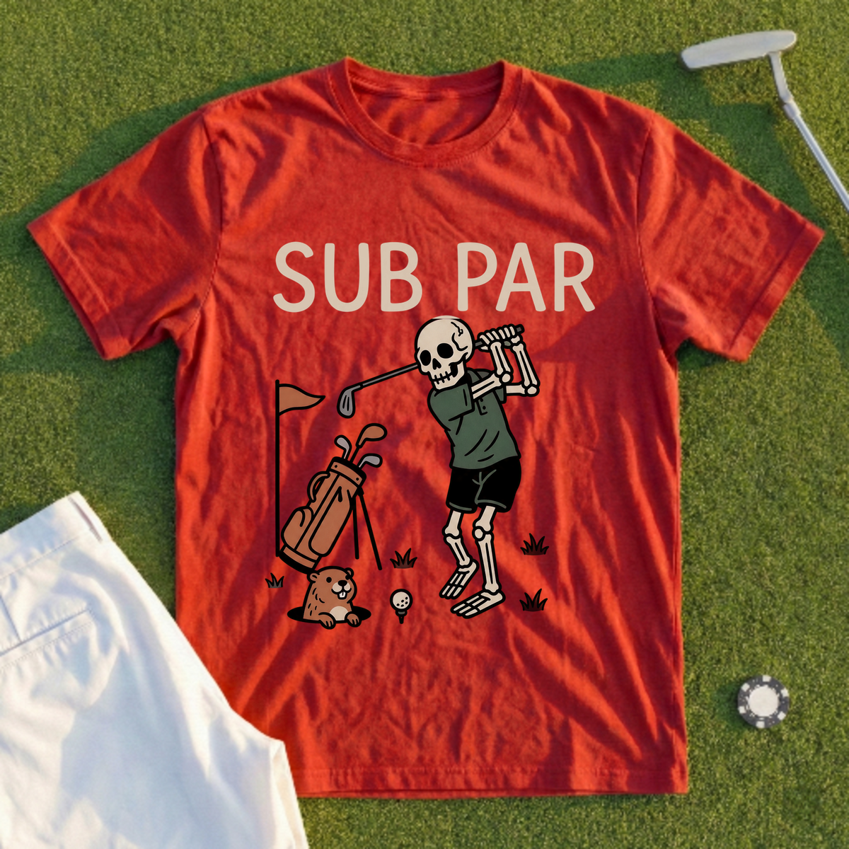 Sub Par Skeleton Tee