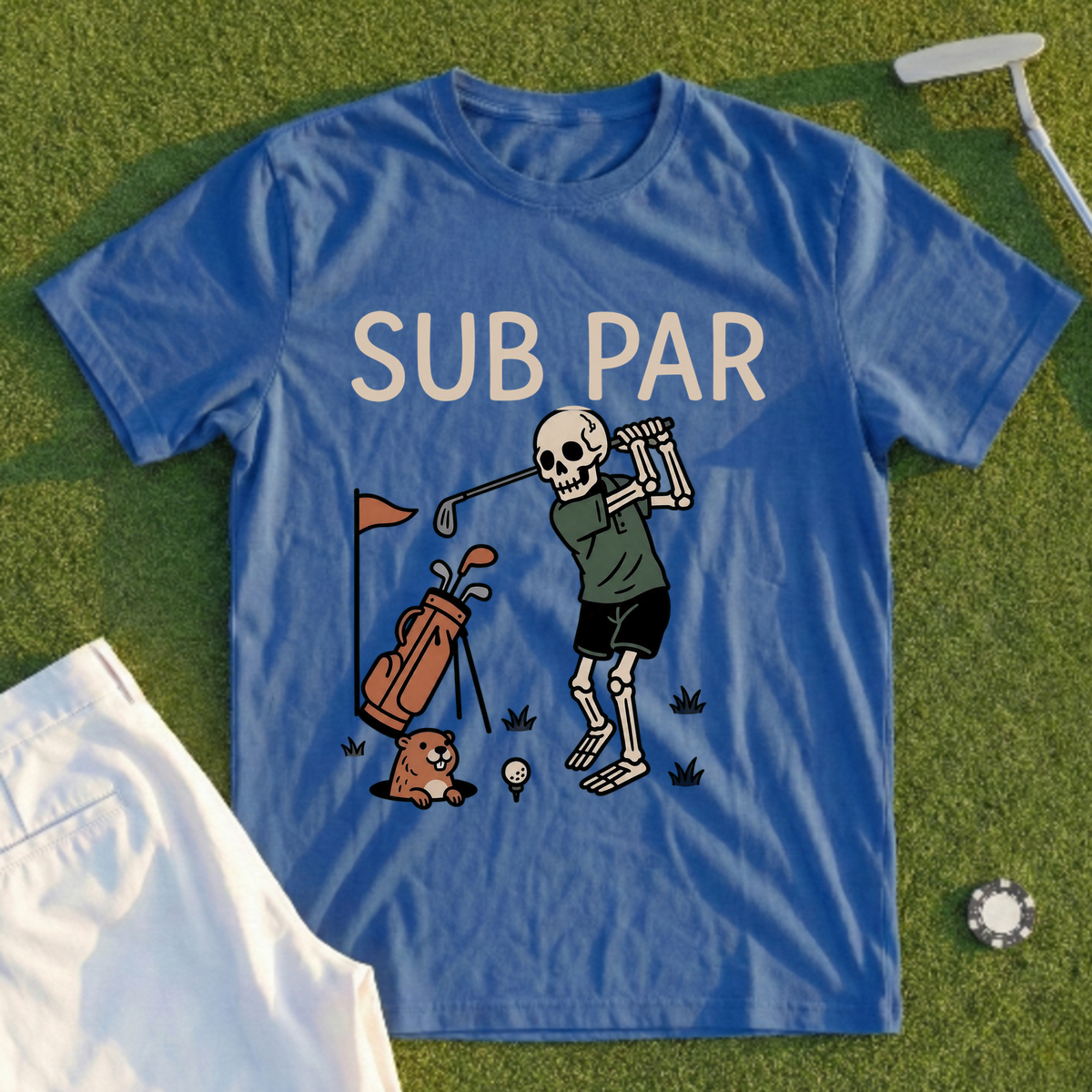 Sub Par Skeleton Tee