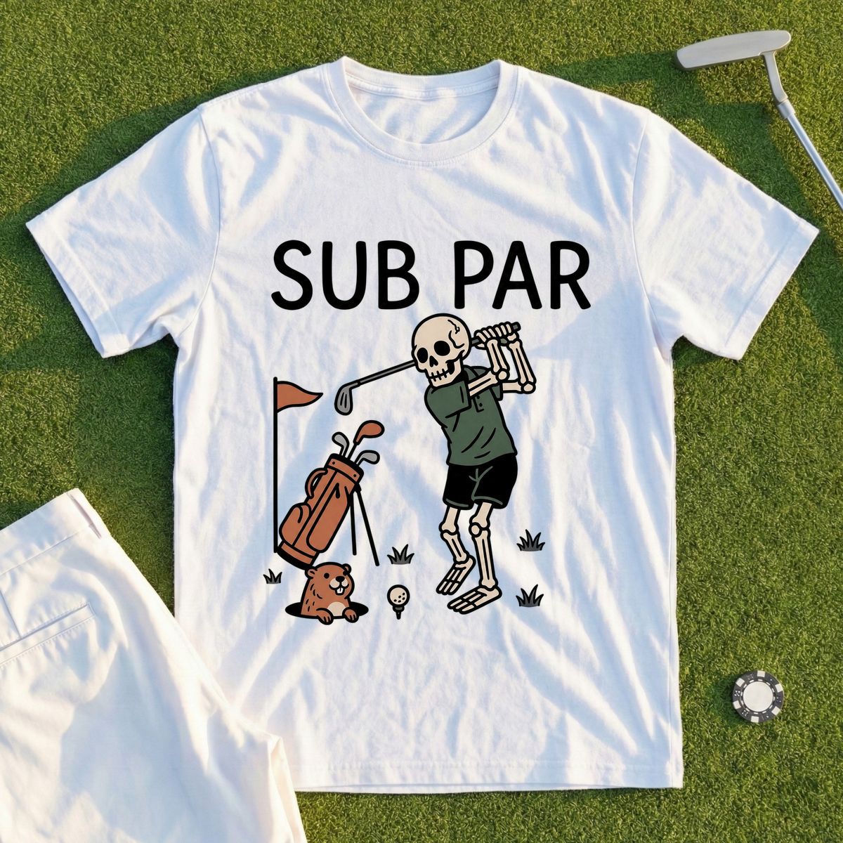 Sub Par Skeleton Tee