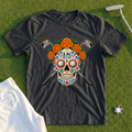 Sugar Skull Golfer Tee