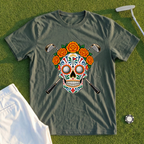 Sugar Skull Golfer Tee