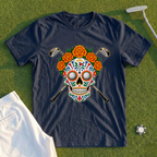 Sugar Skull Golfer Tee