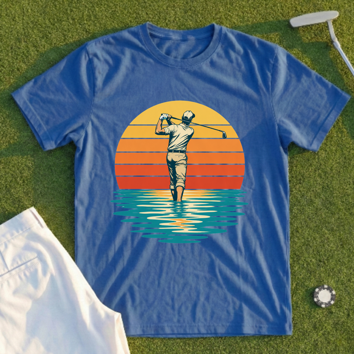 Sunset Lake Swing Tee
