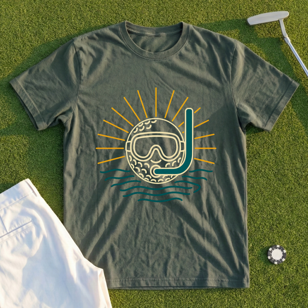 Sunset Scuba Tee