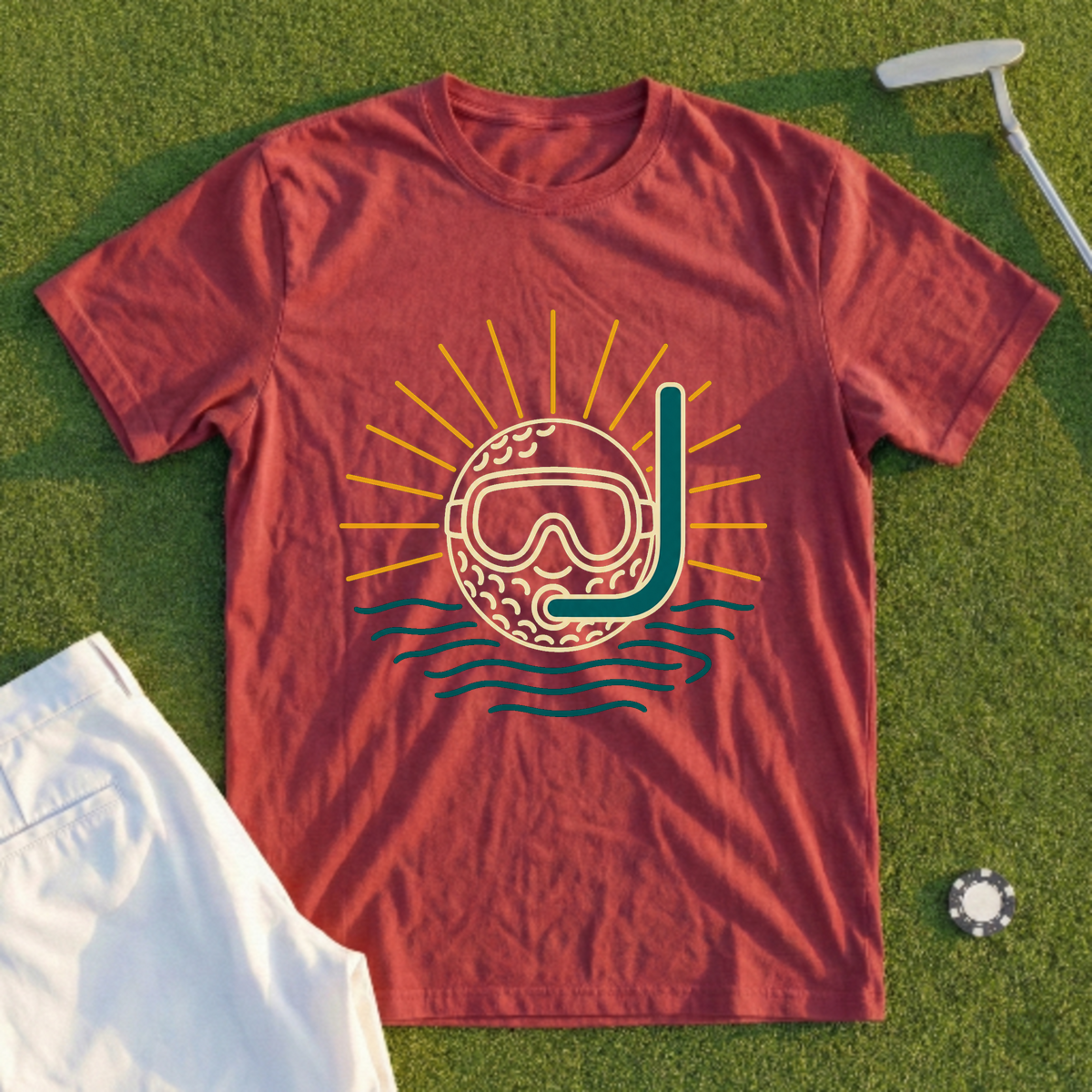 Sunset Scuba Tee