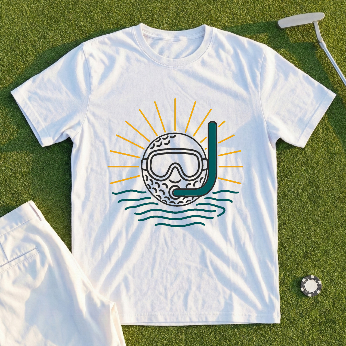 Sunset Scuba Tee
