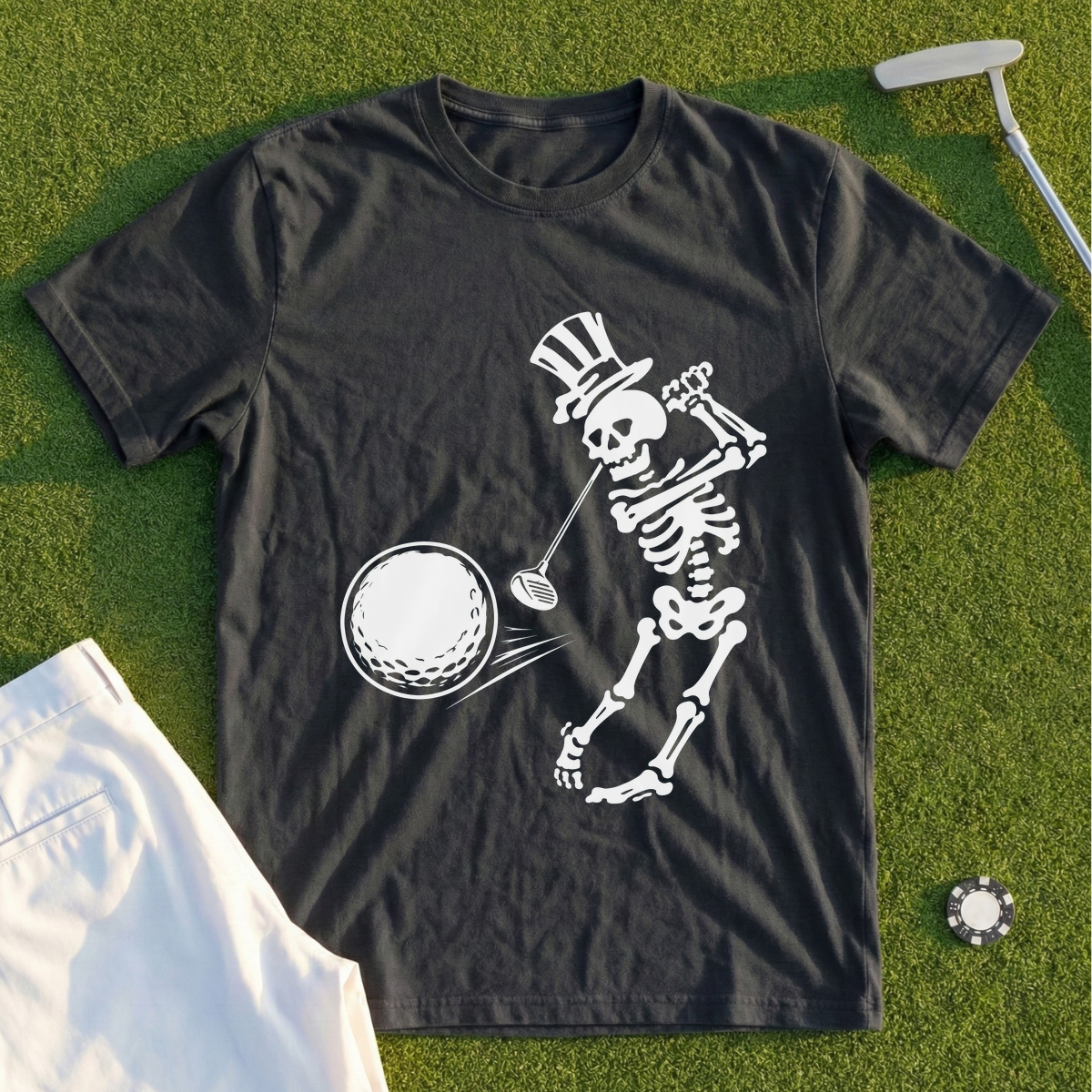 Swing Away Skeleton Tee