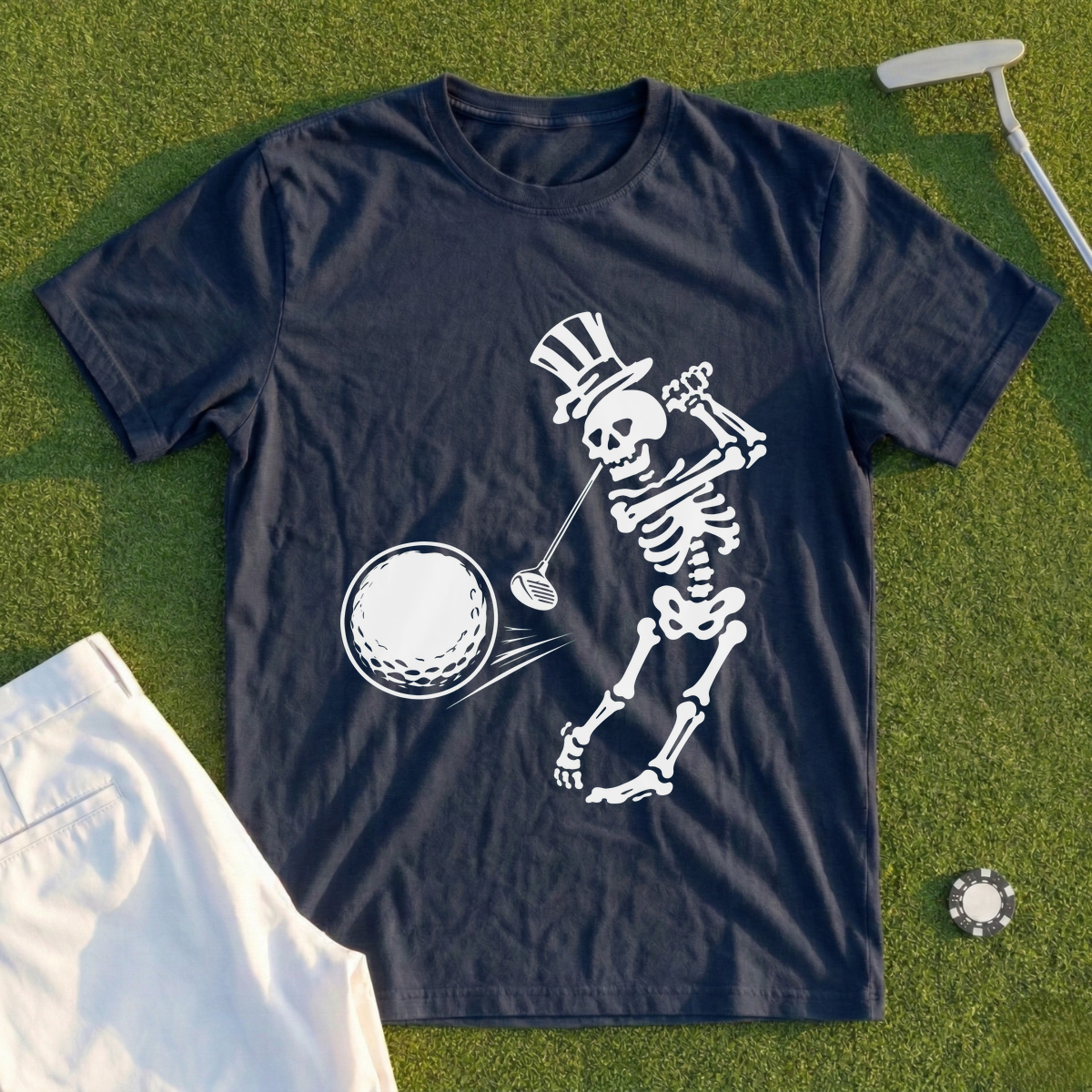 Swing Away Skeleton Tee