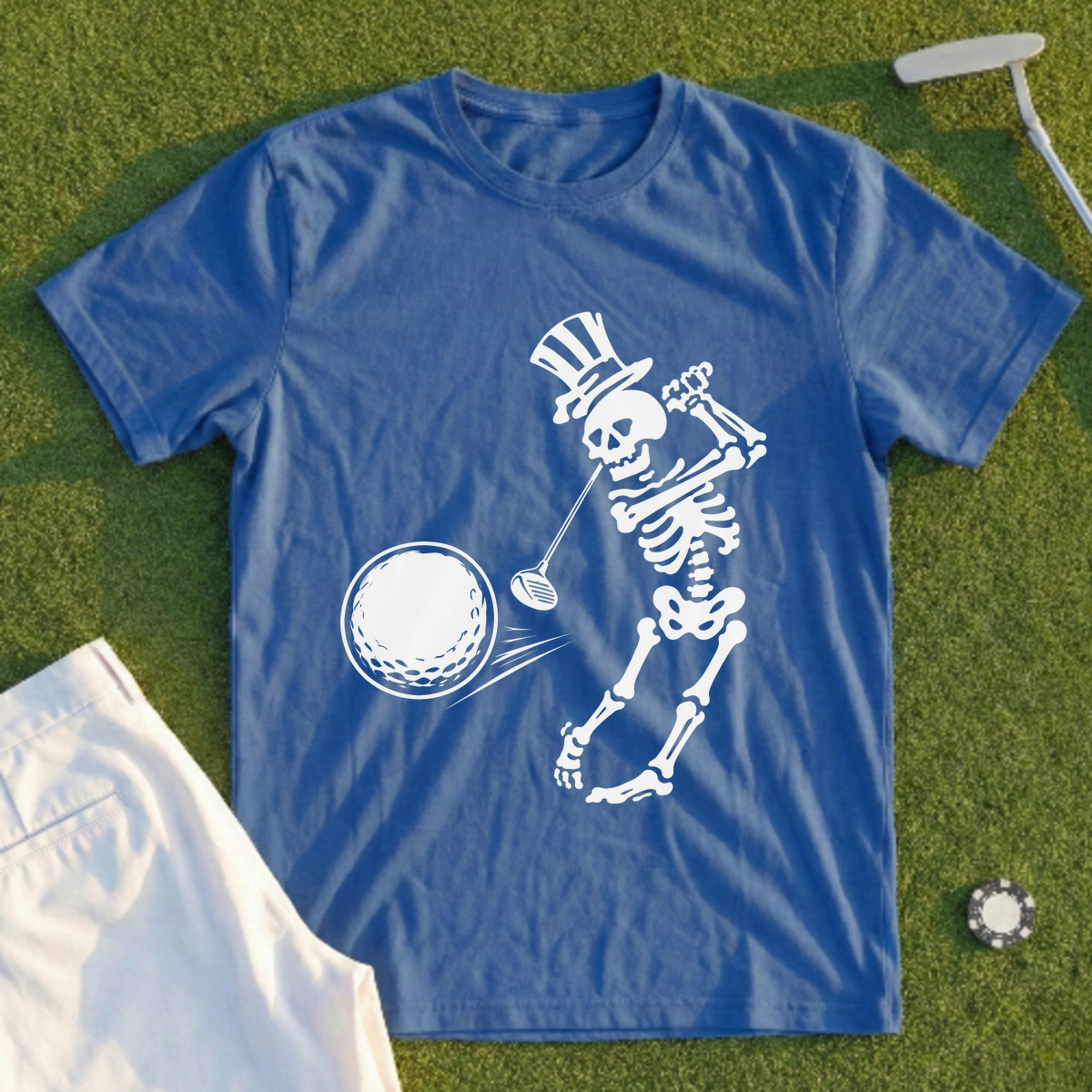 Swing Away Skeleton Tee