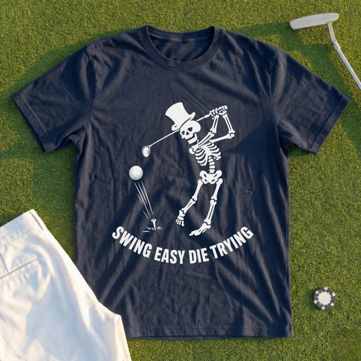 Swing Easy Die Trying Tee