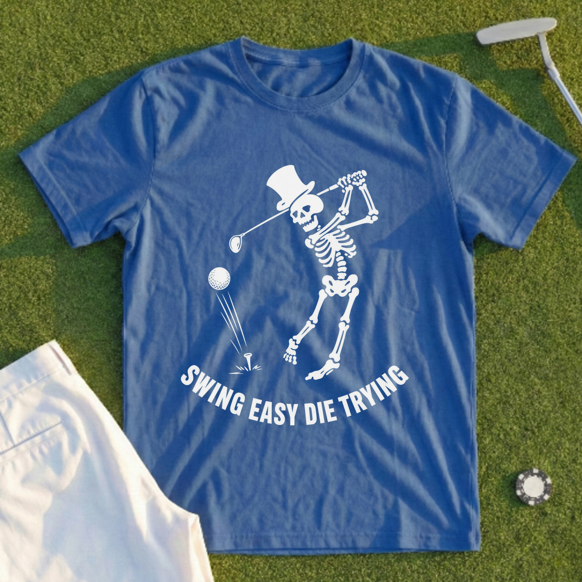 Swing Easy Die Trying Tee