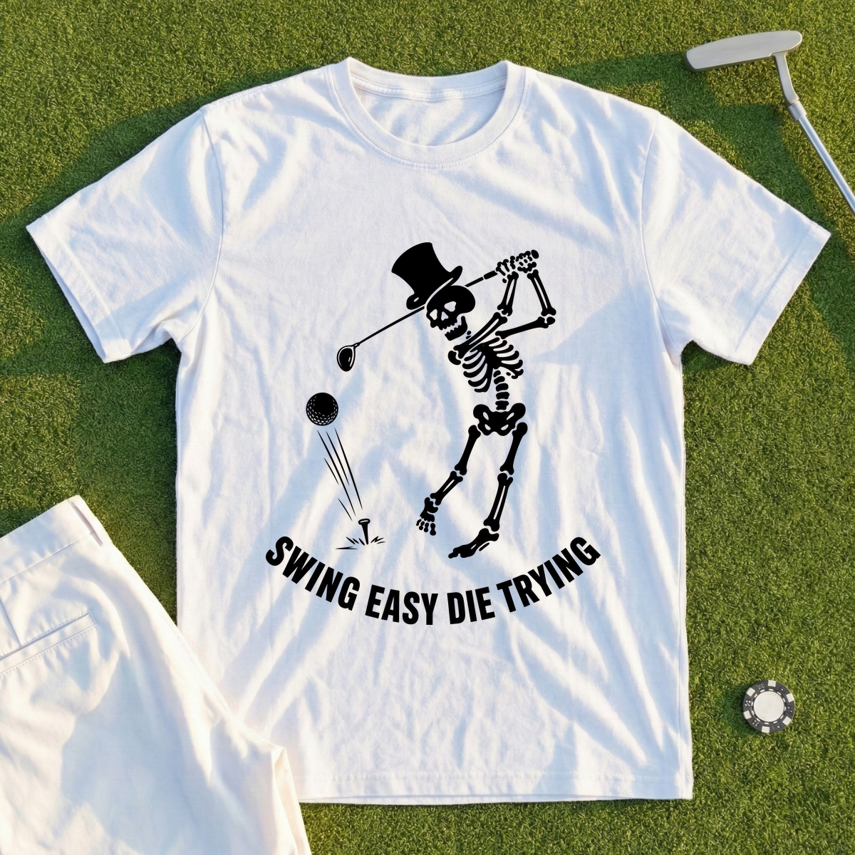 Swing Easy Die Trying Tee
