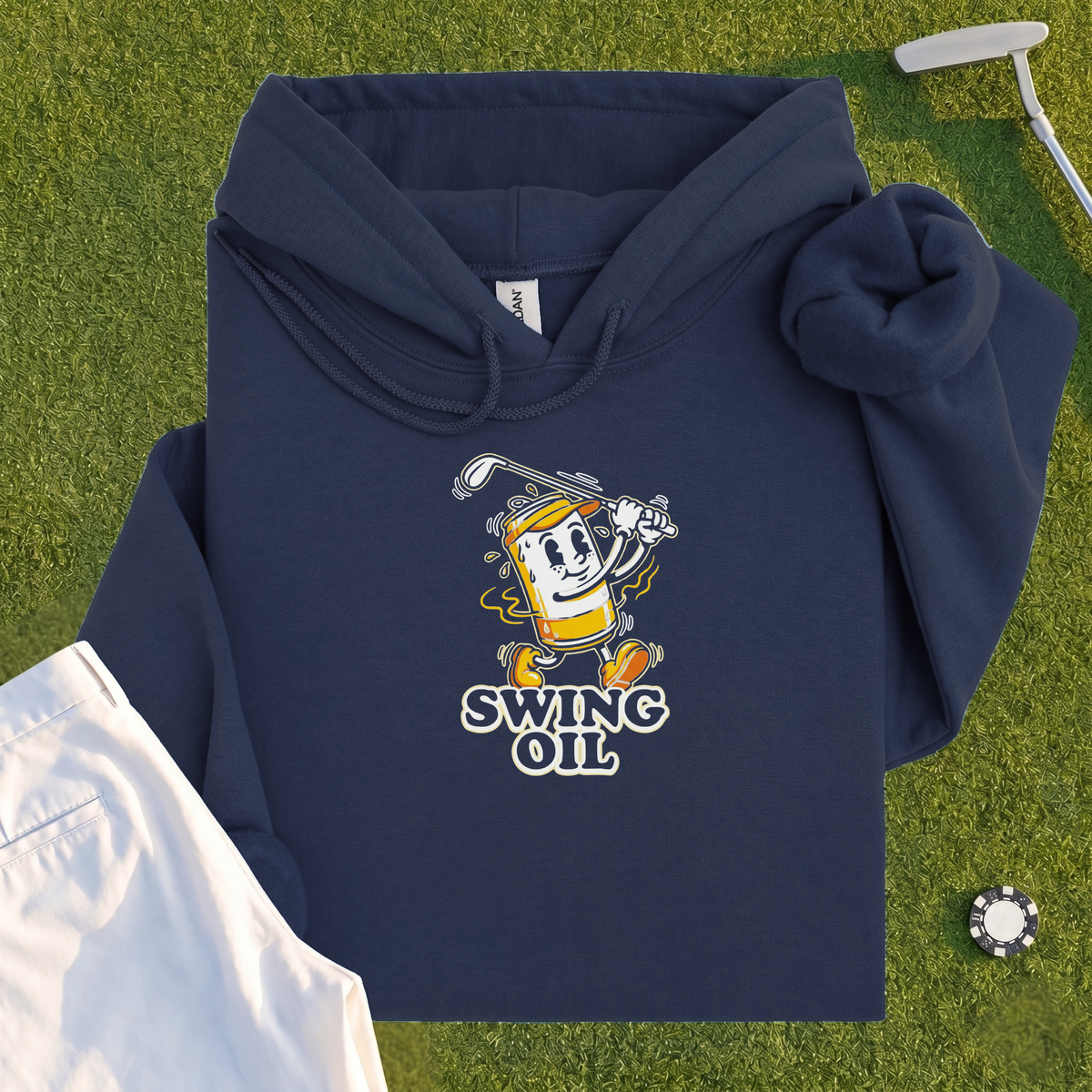 Swing Oil Beer Can Hoodie