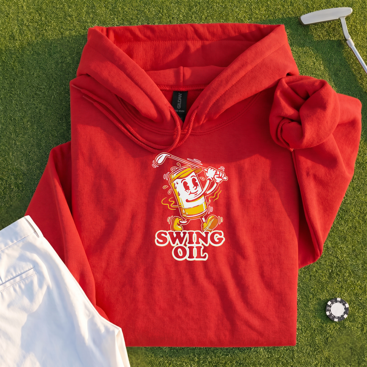Swing Oil Beer Can Hoodie