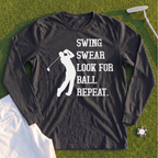 Swing Swear Repeat Long Sleeve Tee