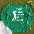 Swing Swear Repeat Long Sleeve Tee